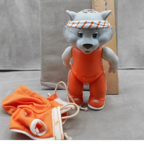 Vintage 1984 Get Along Gang Zipper Cat Dress-up Kids Poseable Vinyl Figure - Picture 6 of 9